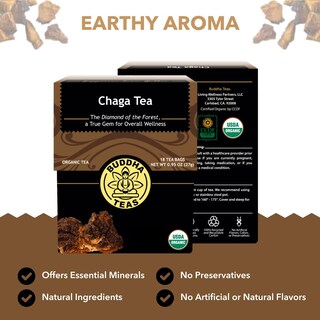 Foto 2 | Foto 2 | Té Buddha Teas Chaga Herbal Organic Herbal Cognitive Balance 18 Bolsas - Venta Internacional