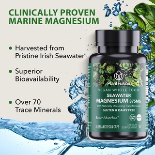 Foto 3 | Foto 3 | Suplemento Plantfusion, Complejo Vegano De Magnesio, 375 Mg, 60 Cápsulas - Venta Internacional.