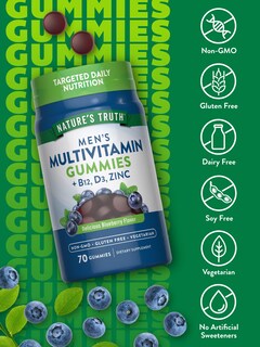 Foto 3 | Foto 3 | Gomitas Multivitamínicas Supplement Nature's Truth Para Hombres, 70 Unidades - Venta Internacional.