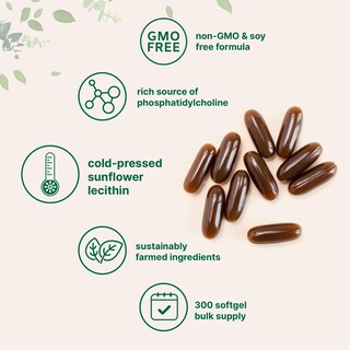 Foto 3 | Foto 3 | Suplemento: Microingredientes: Lecitina De Girasol, 1600 Mg - Venta Internacional.