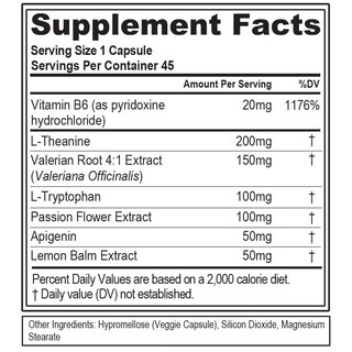 Foto 2 | Foto 2 | Suplemento Dietético Evlution Nutrition Relaxmode 45 Cápsulas - Venta Internacional.