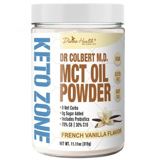 Foto 1 | Foto 1 | Aceite Mct En Polvo Divine Health, Vainilla Francesa, 315 G, 30 Días - Venta Internacional.