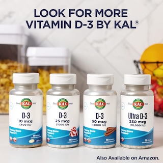 Foto 6 | Foto 6 | Vitamina D3 Kal 5000 UI 125 mcg 60 Tabletas- Venta Internacional