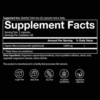Foto 2 | Foto 2 | Suplemento Youtheory Maca Vegan For Energy Para Hombres 120 Cápsulas - Venta Internacional.