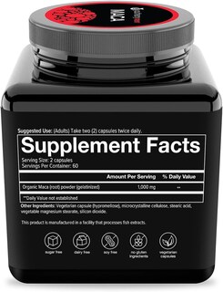 Foto 3 | Foto 3 | Suplemento Youtheory Maca Vegan For Energy Para Hombres 120 Cápsulas - Venta Internacional.