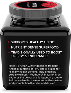 Foto 4 | Foto 4 | Suplemento Youtheory Maca Vegan For Energy Para Hombres 120 Cápsulas - Venta Internacional.