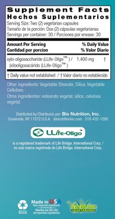 Foto 4 | Foto 4 | Suplemento Bio Nutrition Pre-biotic 60 Cápsulas Vegetariano - Venta Internacional.