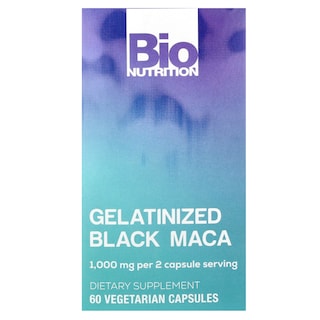 Foto 1 | Foto 1 | Maca Negra Gelatinizada Supplement Bio Nutrition 60 Cápsulas - Venta Internacional.