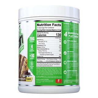 Foto 2 | Foto 2 | Proteína Vegetal En Polvo Nutrex Research, 20 G, 18 Porciones, Vegana - Venta Internacional.