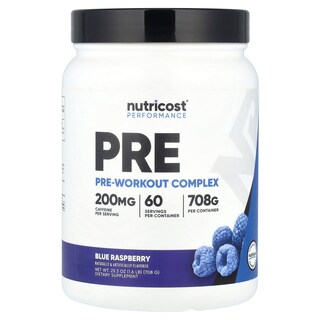 Foto 1 | Foto 1 | Suplemento Nutricost Performance Pre-workout Complex 320 G De Frambuesa Azul - Venta Internacional.