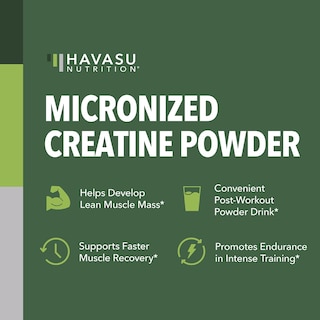 Foto 3 | Foto 3 | Monohidrato De Creatina En Polvo Havasu Nutrition 5 G 60 Porciones - Venta Internacional.
