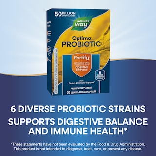 Foto 4 | Foto 4 | Probiótico Nature's Way Fortify Optima 50 Mil Millones 30 Cápsulas - Venta Internacional.