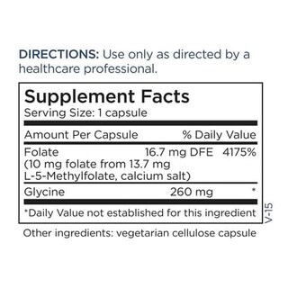 Foto 6 | Foto 6 | Suplemento Para El Mantenimiento Metabólico De L-metilfolato 10 Mg 90 Cápsulas - Venta Internacional.
