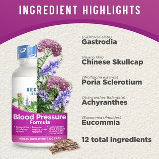Foto 4 | Foto 4 | Suplemento Ridgecrest Herbals Blood Pressure 120 Cápsulas - Venta Internacional