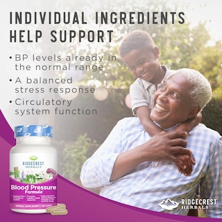 Foto 7 | Foto 7 | Suplemento Ridgecrest Herbals Blood Pressure 120 Cápsulas - Venta Internacional