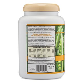 Foto 2 | Foto 2 | Proteína En Polvo Nutribiotic Proteína De Guisante Y Vainilla 620 Ml - Venta Internacional.