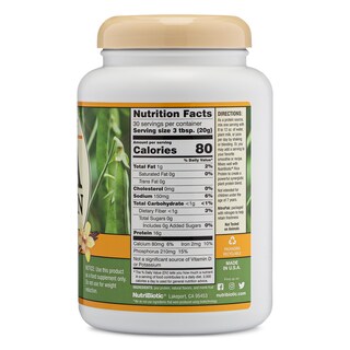 Foto 3 | Foto 3 | Proteína En Polvo Nutribiotic Proteína De Guisante Y Vainilla 620 Ml - Venta Internacional.