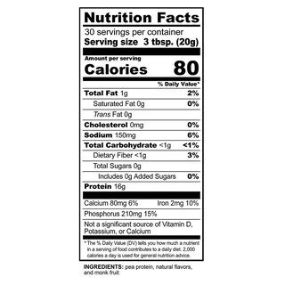 Foto 6 | Foto 6 | Proteína En Polvo Nutribiotic Proteína De Guisante Y Vainilla 620 Ml - Venta Internacional.