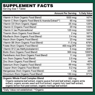 Foto 7 | Foto 7 | Multivitamínico Orgánico Plantfusion 60 Tabletas-Venta Internacional