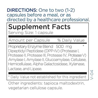Foto 5 | Foto 5 | Suplemento Para El Mantenimiento Metabólico Gludazyme 500 Mg 60 Cápsulas - Venta Internacional.