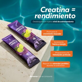 Foto 6 | Foto 6 | Electrolitos Con Creatina B Life. 45 Sobres Con 5g De Creatina Por Porción. Sin Azúcar Y Con Minerales Esenciales
