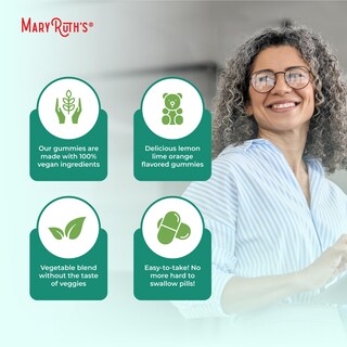 Foto 6 | Foto 6 | Suplemento Maryruth's Super Greens Gomies 60 Unidades - Venta Internacional