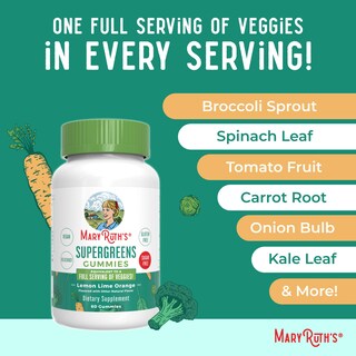 Foto 7 | Foto 7 | Suplemento Maryruth's Super Greens Gomies 60 Unidades - Venta Internacional