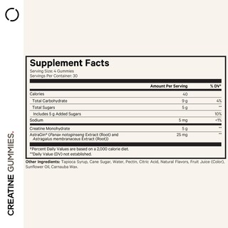 Foto 2 | Foto 2 | Gomitas De Monohidrato De Creatina Supplement Codeage 120 Gomitas- Venta Internacional