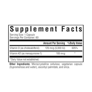 Foto 2 | Foto 2 | Suplemento Seeking Health Vitamina D3 5000 Ui + K2 100 Mcg - Venta Internacional