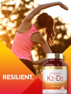 Foto 7 | Foto 7 | Complemente Las 300 Cápsulas Blandas De Vitamina K2 Y D3 De Carlyle - Venta Internacional.