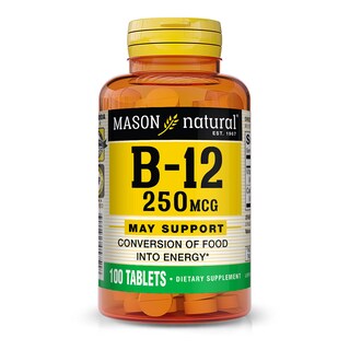 Foto 1 | Foto 1 | Suplemento Mason Natural De Vitamina B12 250 Mcg Con Calcio 100 Comprimidos - Venta Internacional.