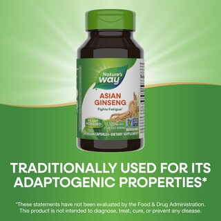 Foto 4 | Foto 4 | Suplemento Nature's Way Con Ginseng Asiático 50 Cápsulas - Venta Internacional.