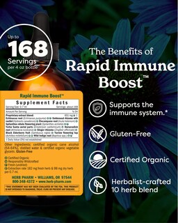 Foto 2 | Foto 2 | Tintura Herb Pharm Organic Rapid Immune Boost 120 Ml Para Adultos - Venta Internacional.
