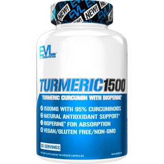 Foto 1 | Foto 1 | Suplemento Evolution Turmeric 1500 90 Capsulas - Venta Internacional