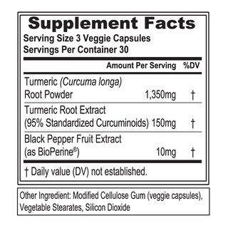 Foto 2 | Foto 2 | Suplemento Evolution Turmeric 1500 90 Capsulas - Venta Internacional