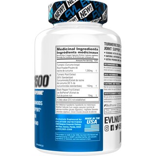 Foto 4 | Foto 4 | Suplemento Evolution Turmeric 1500 90 Capsulas - Venta Internacional