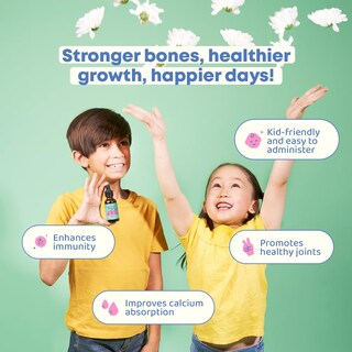 Foto 2 | Foto 2 | Suplemento Joyspring De Vitamina D3 En Forma De Gotas Para Niños Con Vitamina K2 60 Ml - Venta Internacional.