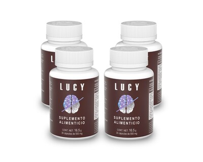 Foto 1 | Foto 1 | Lucy Bacoppa Monnieri + Vitamina B6 16.5 g 4 Frascos de 30 Cápsulas C/U