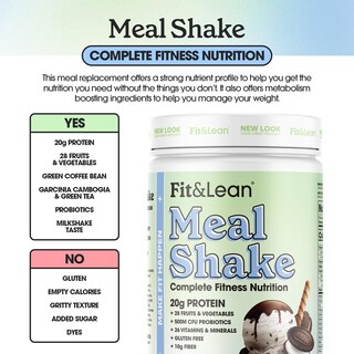 Foto 6 | Foto 6 | Crema para Galletas Meal Shake Fit & Lean Fat Burning con Proteína de 1 Libra - Venta Internacional