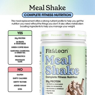 Foto 6 | Foto 6 | Sustituto Meal Shake Fit & Lean Fat Burning, Chocolate - Venta Internacional