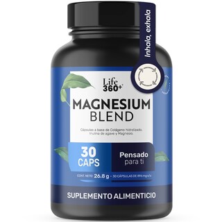 Foto 1 | Foto 1 | Life 360+ Magnesium Blend | 30 Cápsulas Por Envase | Colágeno Hidrolizado  Inulina De Agave  Citrato  Gluconato  Óxido Y Glicina