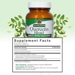 Foto 2 | Foto 2 | Suplemento Alimenticio Nature's Answer, Mezcla De Quercetina, 60 Cápsulas - Venta Internacional