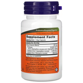 Foto 2 | Foto 2 | Supplement Now Foods Dairy Digest Complete 90 Cápsulas Vegetarianas - Venta Internacional.