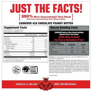 Foto 2 | Foto 2 | Proteína En Polvo Musclemeds Carnivor De Ternera Chocolate Y Cacahuete 1 88 Kg - Venta Internacional.