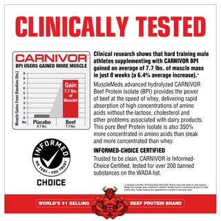 Foto 3 | Foto 3 | Proteína En Polvo Musclemeds Carnivor De Ternera Chocolate Y Cacahuete 1 88 Kg - Venta Internacional.