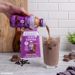 Foto 5 | Foto 5 | Café Con Leche Iced Coffee Quest Nutrition 10 G De Proteína 200 Ml - Venta Internacional.