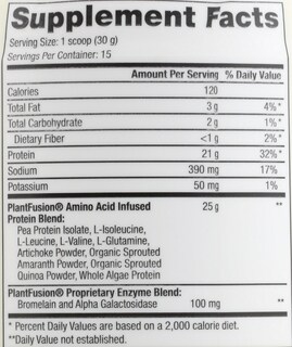 Foto 3 | Foto 3 | Proteína En Polvo Plantfusion Complete Vegan Con Bcaa 454 G - Venta Internacional.