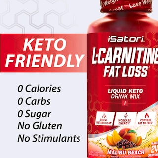 Foto 6 | Foto 6 | Suplemento Isatori L-carnitine 1500 Líquido De Triple Mezcla 24 Dosis - Venta Internacional.