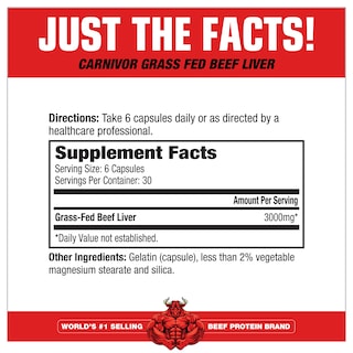 Foto 3 | Foto 3 | Suplemento Musclemeds Carnivor Beef Liver 180 Cápsulas - Venta Internacional.
