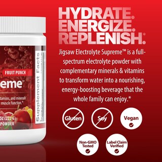 Foto 3 | Foto 3 | Polvo Electrolítico Jigsaw Health Electrolyte Supreme 60 Porciones - Venta Internacional.